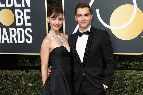 Dave Franco with his wife Alison Brie