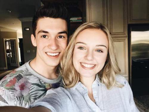 Aviva Mongillo with her boyfriend Josh Bogert