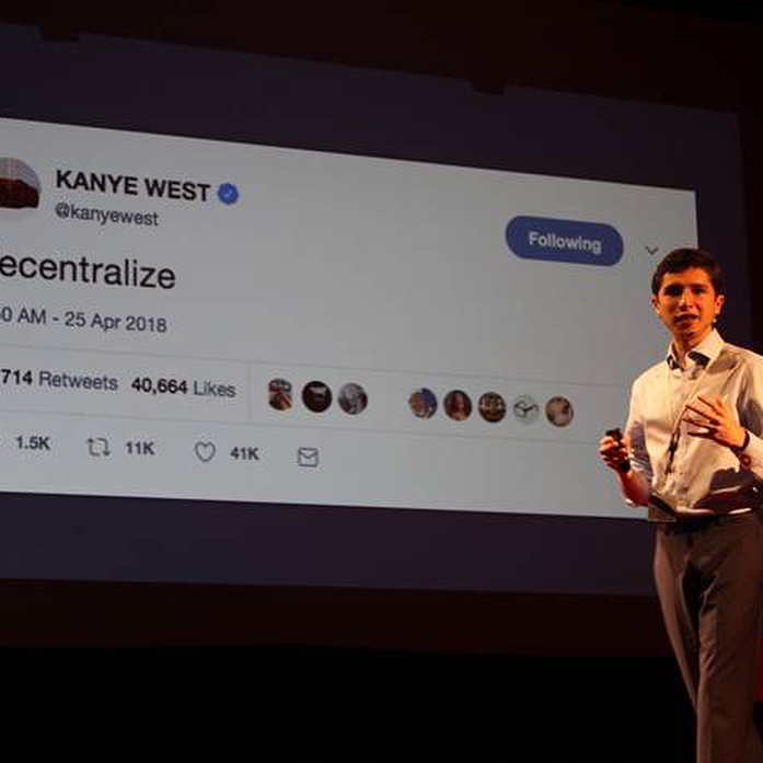 Brian Condenanza While Speaking At TEDx Event