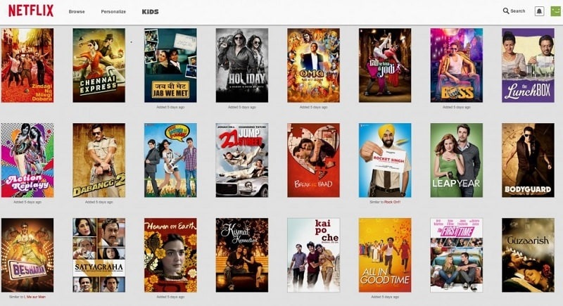 bollywood movies on Netflix in HD
